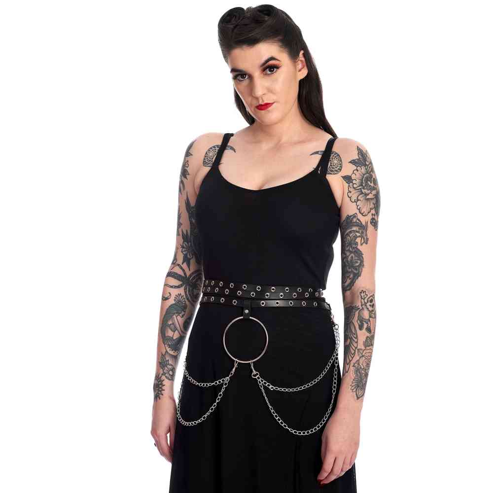 Banned - Apollyon Chain Ceinture pour la taille - Noir
